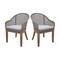 International Concepts Outdoor Patio Dining Chair with Cushions, 2PK ODC-300P - alternate 1